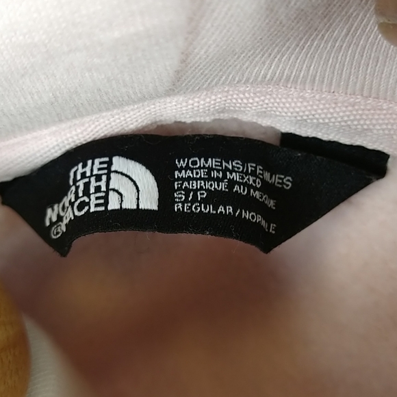 The North Face light pink hoodie size small - Picture 9 of 10